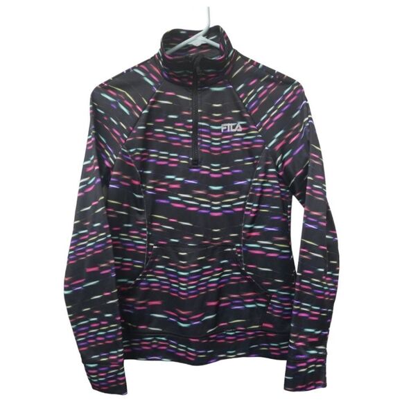 Fila Sport Pullover Half Zip Multicolored Top Size Small - Picture 1 of 5